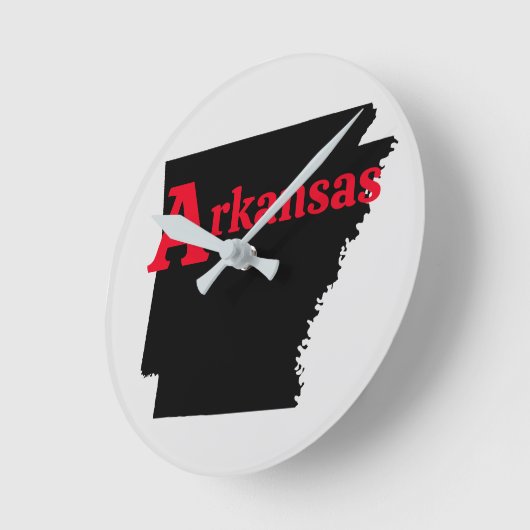 Arkansas Rode Tekst Ronde Klok (Hoek)