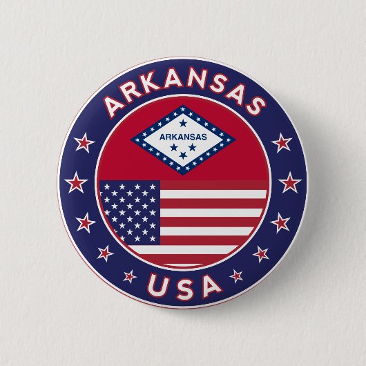 Arkansas Ronde Button 5,7 Cm (Voorkant)