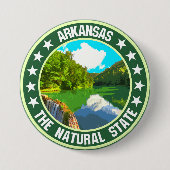 Arkansas Ronde Button 7,6 Cm (Voorkant)