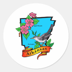 Arkansas Ronde Sticker