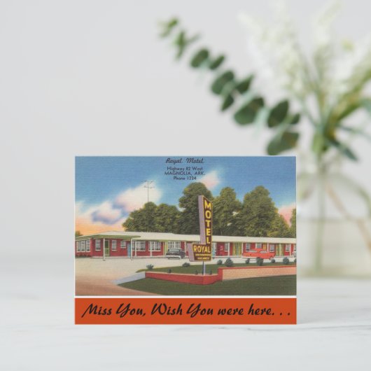 Arkansas, Royal Motel Briefkaart (Staand voorkant)