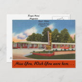 Arkansas, Royal Motel Briefkaart (Voorkant / Achterkant)