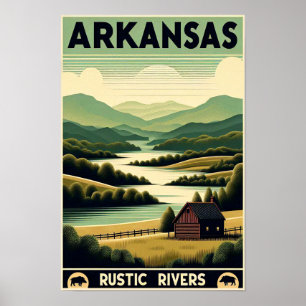 Arkansas Rustic Rivers Poster