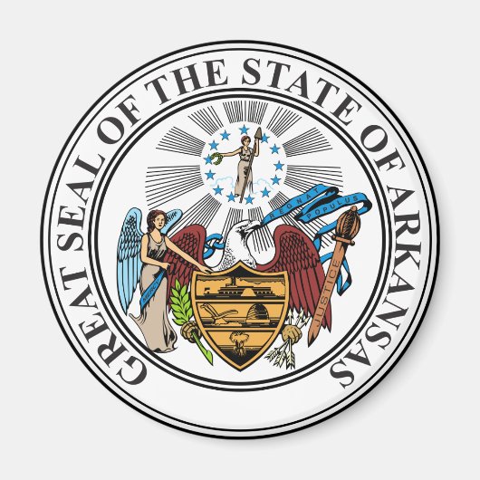 Arkansas Seal Magneet (Voorkant)