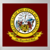 Arkansas Seal Poster (Voorkant)