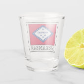 Arkansas Shot Glas (Achterkant)