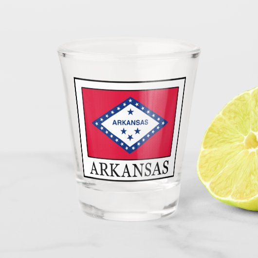 Arkansas Shot Glas (Voorkant)