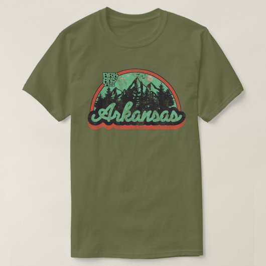 Arkansas Staat Vintage T-shirt (Design voorkant)