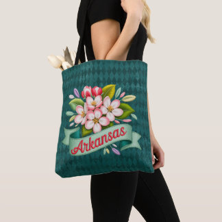 Arkansas Staatsbloemen Embleem Tote Bag