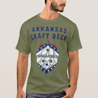 Arkansas staatsvlag - Ambachtelijk bier - Bierlief T-shirt