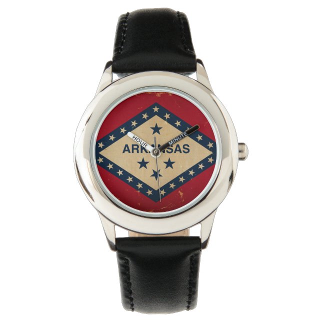 Arkansas Staatsvlag .png Horloge (Voorkant)
