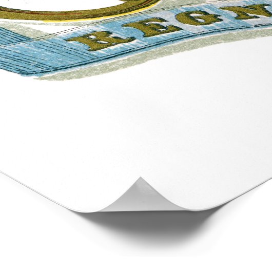  Arkansas staatswapenschild Poster (Hoek)