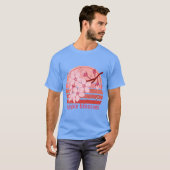 Arkansas State Apple Blossom Bloem Regenboog Stick T-shirt (Voorkant volledig)