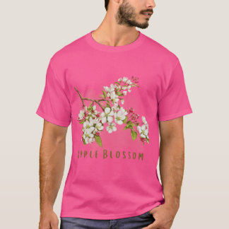 Arkansas State Apple Blossom Bloem Watercolor Sti T-shirt