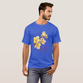 Arkansas State Apple Blossom Flower Waterverf STI T-shirt (Voorkant volledig)