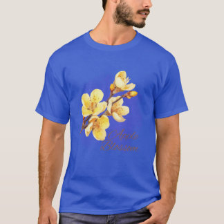 Arkansas State Apple Blossom Flower Waterverf STI T-shirt
