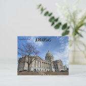Arkansas State Capitol Little Rock Arkansas Briefkaart (Staand voorkant)