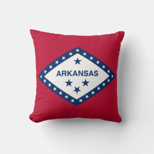 Arkansas State Flag American MoJo Pillow Kussen