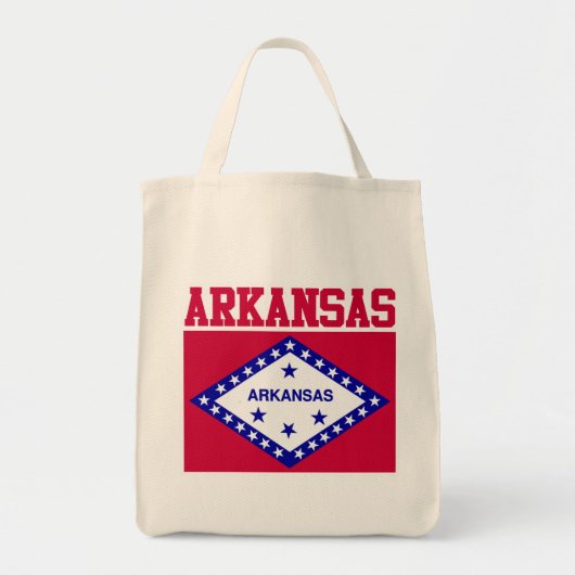 Arkansas State Flag Canvas tassen (Voorkant)