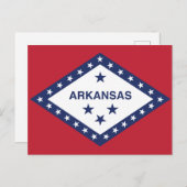 Arkansas State Flag Diamond & Stars Briefkaart (Voorkant / Achterkant)