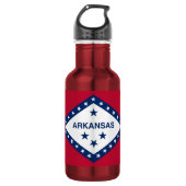 Arkansas State Flag Liberty Bottle Waterfles (Voorkant)
