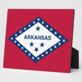 Arkansas State Flag Plaque Fotoplaat (Zijkant)