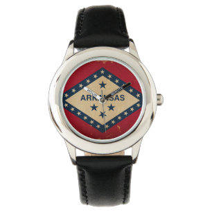 Arkansas State Flag .png Horloge