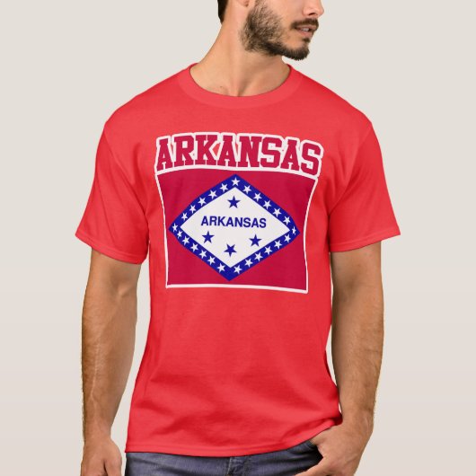 Arkansas State Flag T-shirt (Voorkant)