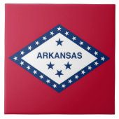 Arkansas State Flag Tile Tegeltje (Voorkant)