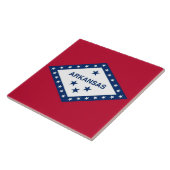Arkansas State Flag Tile Tegeltje (Zijkant)