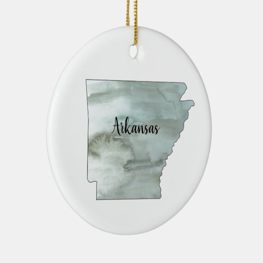 Arkansas State Illustratie Keramisch Ornament (Rechts)