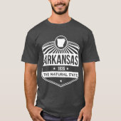 Arkansas State Motto product De natuurlijke staat T-shirt (Voorkant)