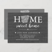 ARKANSAS State Moving Notice Post Card Aankondigingskaart (Voorkant / Achterkant)