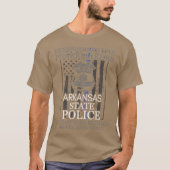 Arkansas State Police Support Arkansas State Troop T-shirt (Voorkant)