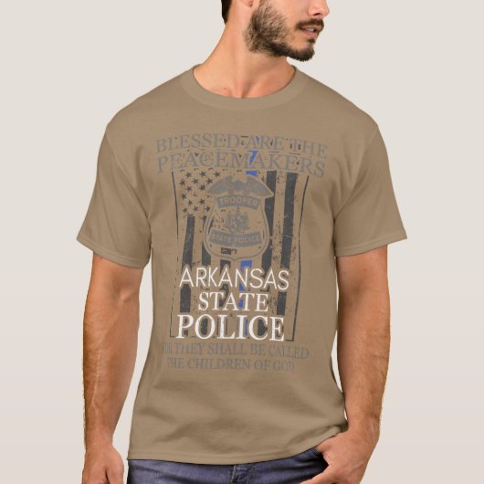 Arkansas State Police Support Arkansas State Troop T-shirt (Voorkant)