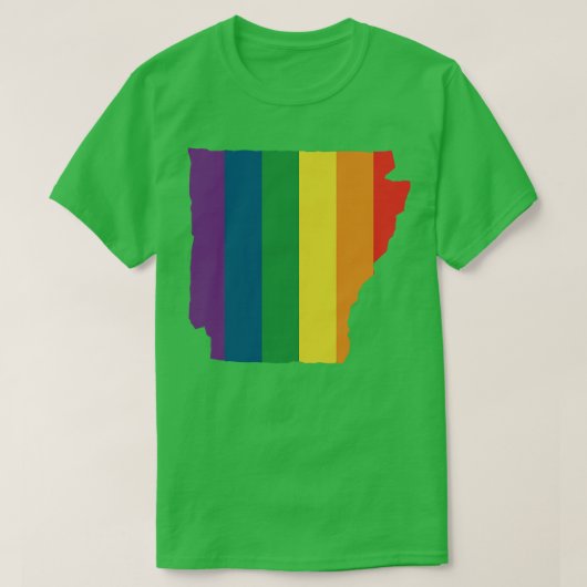 Arkansas State Rainbow T-shirt (Design voorkant)