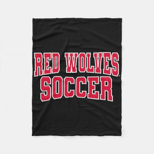 Arkansas State Red Wolves A-state Soccer Ncaa Asta Fleece Deken (Voorkant)