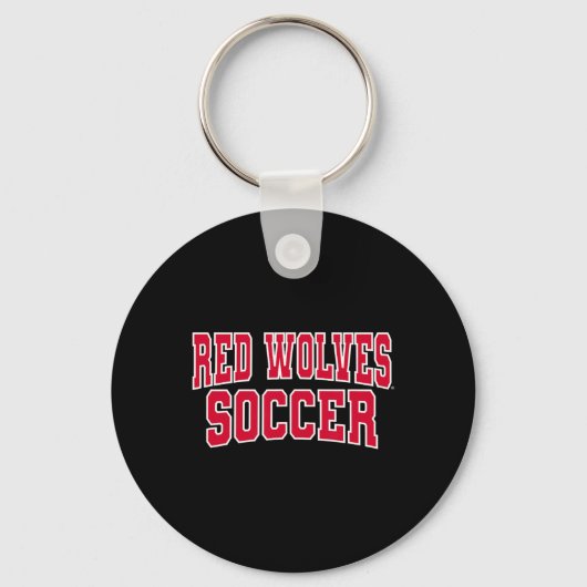 Arkansas State Red Wolves A-state Voetbal Ncaa Ast Sleutelhanger (Voorkant)