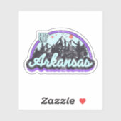 Arkansas State Retro  Sticker (Vel)