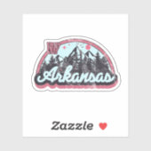 Arkansas State Retro  Sticker (Vel)