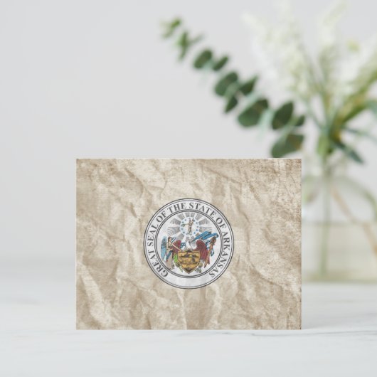 Arkansas State Seal Briefkaart (Staand voorkant)
