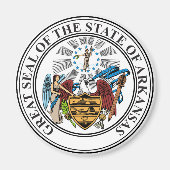 Arkansas State Seal Magneet (Voorkant)