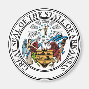 Arkansas State Seal Magneet