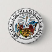 Arkansas State Seal Ronde Button 5,7 Cm (Voorkant)