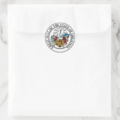 ARKANSAS STATE SEAL RONDE STICKER (Tas)