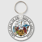 Arkansas State Seal Sleutelhanger (Voorkant)