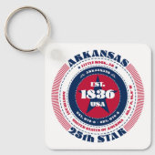 Arkansas State Sleutelhanger (Voorkant)
