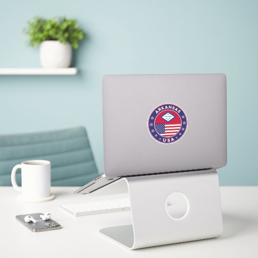 Arkansas Sticker (Laptop op bureau)
