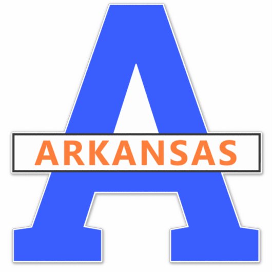 Arkansas Sticker (Voorkant)
