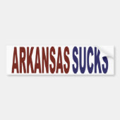Arkansas Sucks Bumpersticker (Voorkant)